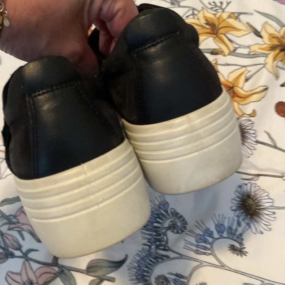 Ecco 7 wedge soft strap sneakers